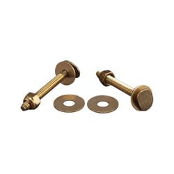 Plumb Pak Toilet Bolt Set Brass