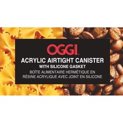 OGGI 59 oz Clear Clamp Canister 1 pk