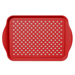 OGGI Red Polypropylene Serving Tray Serve Tray 1 each