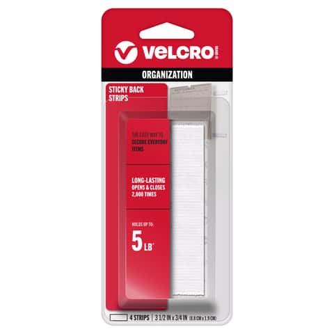 Velcro Brand Hook and Loop Fastener 3-1/2 in. L 4 pk Velcro Brand Hook and Loop Fastener 3-1/2 in. L 4 pk
