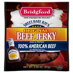 Bridgford Sweet Baby Ray's Original Beef Jerky 2.85 oz Bagged