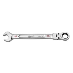 Milwaukee 3/4 in. X 3/4 in. 12 Point SAE Flex Head Combination Wrench 10.14 in. L 1 pc