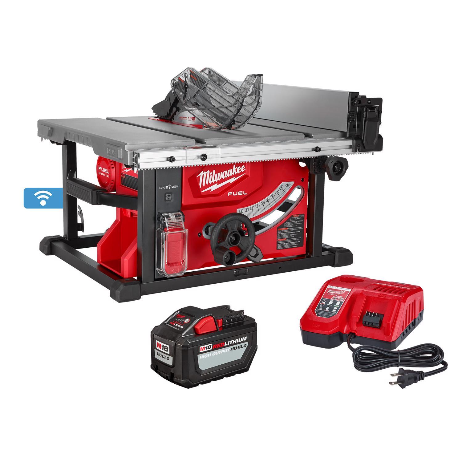 Photos - Saw Milwaukee M18 FUEL Cordless 8-1/4 in. Table  Kit  27 (Battery & Charger)