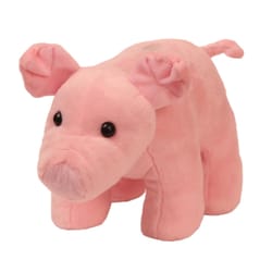 Carstens Inc 6 in. H X 12 in. L Pink Polyester Coin Bank