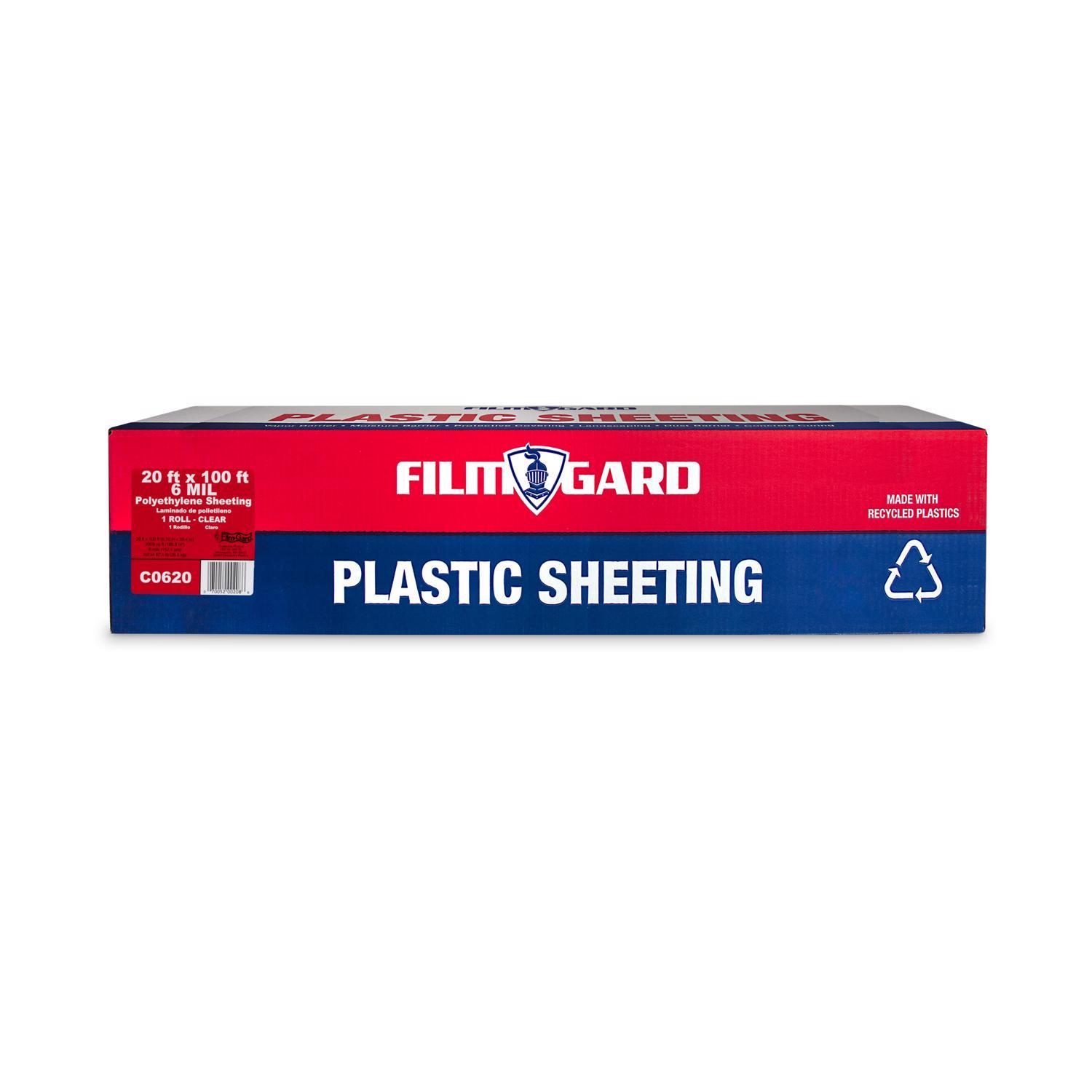 Barricade 20-ft x 100-ft Clear 4-Mil Plastic Sheeting | 110SG62100LOWES4C