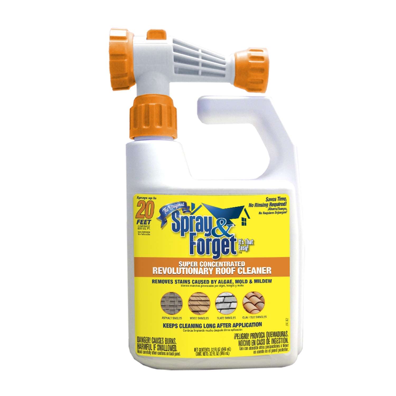  Spray  Forget Roof Cleaner  32 oz Liquid Ace  Hardware 