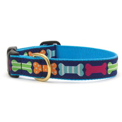 Up Country Multicolor Big Bones Nylon Dog Collar Large