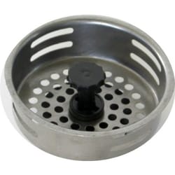 Chef Craft 1-1/2 in. D Chrome Silver Stainless Steel Sink Strainer