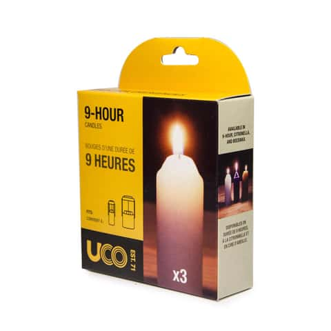  UCO Original Brass Candle Lantern Value Pack with 3 Additional  Candles and Storage Bag : Home & Kitchen