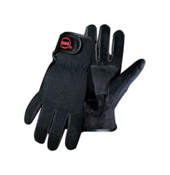 Boss Guard Men's Indoor/Outdoor Mechanic’s Glove Black XL 1 pair