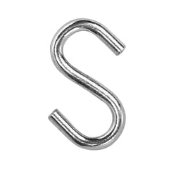 Campbell Zinc-Plated Silver Carbon Steel S-Hook 6 pk