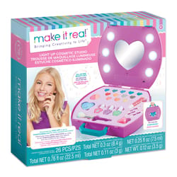 Make It Real Light Up Cosmetic Studio Set Assorted 26 pc