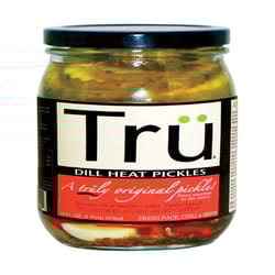 Tru Pickles Dill Heat Pickles 16 oz Jar