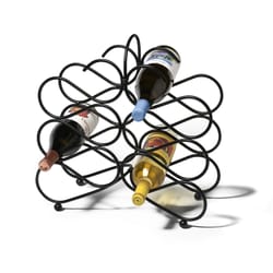 Spectrum 16.5 in. H X 16 in. W X 6.5 in. L Steel Wine Rack