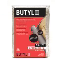 Trimaco Butyl II 9 ft. W X 12 ft. L Dual-Layer Canvas Drop Cloth 1 pk