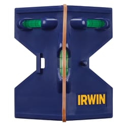Irwin 5-1/2 in. Plastic Magnetic Post Level 3 vial