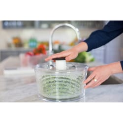 OXO Good Grips Clear/White Plastic Salad Spinner