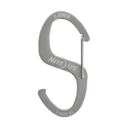 Nite Ize S-Binder Silver Stainless Steel S-Hook 1 pk