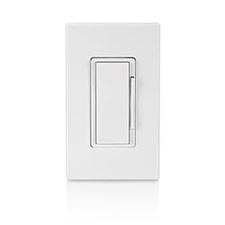Leviton Decora White Toggle Smart-Enabled Dimmer Switch 1 pk