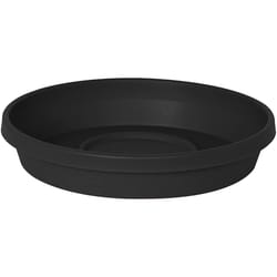 Groovebox 6 in. H X 20 in. W Steel 3 Pot Planter Set Dark Gray