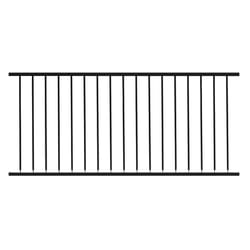 Gilpin Hampton 32 in. H X 72 in. W X 1-1/4 in. L Steel Railing