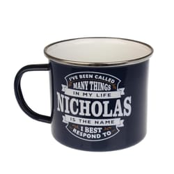 Top Guy Nicholas 14 oz Multicolored Steel Enamel Coated Mug 1 pk