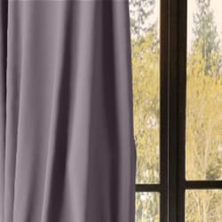 Umbra Twilight Charcoal Blackout Curtains 52 in. W X 63 in. L