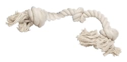 Boss Pet Digger's White Rope Bone Cotton Rope Dog Tug Toy Extra Large 1 pk
