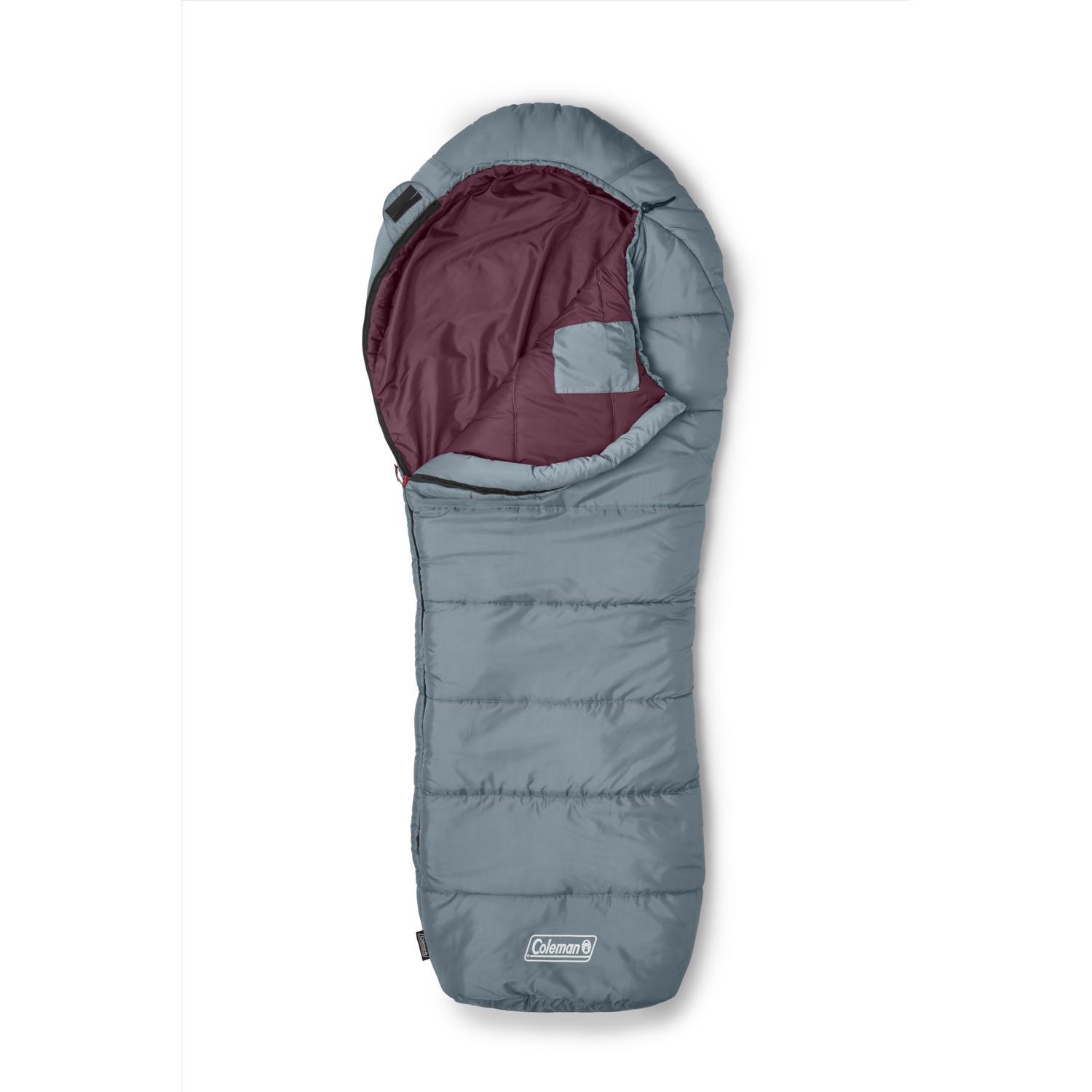 Coleman Tidelands 50 Gray/Red Sleeping Bag 5.3 in. H X 32 in. W X 79 in. L 1 pc Sansujyuku sansujyuku.com