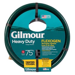 Gilmour Flexogen 3/4 in. D X 75 ft. L Heavy Duty Garden Hose Green