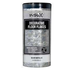 Insl-X Indoor and Outdoor Silver Metallic Decorative Floor Flakes 12
