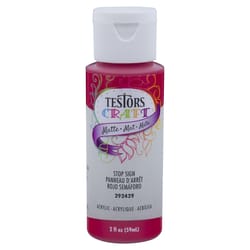 Testors Matte Stop Sign Craft Spray Paint 2 oz