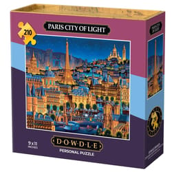 Dowdle Paris City of Light Personal Puzzle Cardboard/Paper Multicolored 210 pc