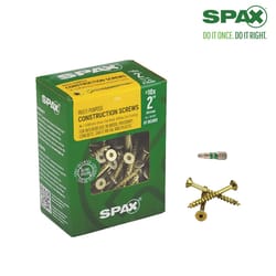SPAX No. 10 Sizes X 2 in. L T-20+ Flat Head Serrated Construction Screws