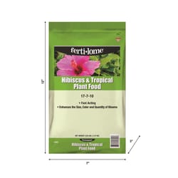 Ferti-lome HIBISCUS AND TROPICAL PLANT FOOD 17-7-10 Granules Plant Food 3.25 lb