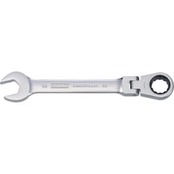 DeWalt 19 mm X 19 mm 12 Point Metric Flex Head Combination Wrench 8.46 in. L 1 pc