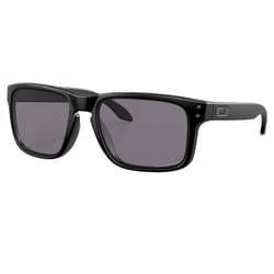 Oakley Holbrook Unisex Matte Black Frame Gray Lens Polarized Sunglasses