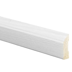Inteplast Building Products 3/8 in. H X 1-5/16 in. W X 7 ft. L Prefinished White Oak Polystyrene Tri