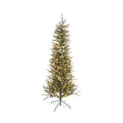 Celebrations 1-2 Tree 7 ft. Slim LED 350 ct Majestic Fraser Fir Color Changing Christmas Tree