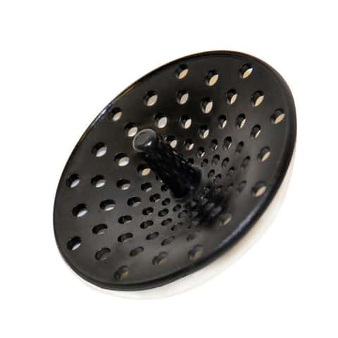 Danco Hair Catcher Replacement Strainer Basket, Black - 3 pack