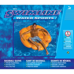 Swimline Orange Vinyl Inflatable Baseball Glove Pool Float