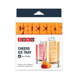 Zoku Clear Silicone Cheers Ice Tray