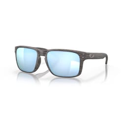 Oakley Holbrook Unisex Woodgrain Frame Blue Lens Sunglasses