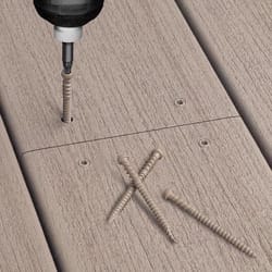 HILLMAN Deck Plus No. 10 in. X 2-1/2 in. L Tan Star Flat Head Composite Deck Screws 1 lb 75 pk