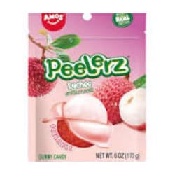 Peelerz Lychee Gummi Candy 6 oz