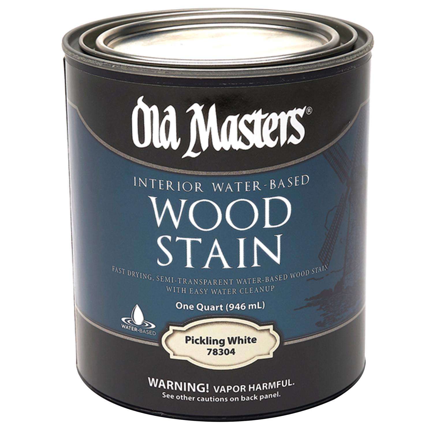 Old Masters SemiTransparent Pickling White WaterBased Latex Wood