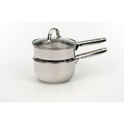 RSVP International ENDURANCE Stainless Steel Double Boiler 1 qt Silver