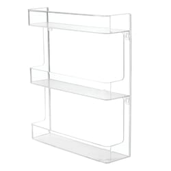 iDesign Linus Clear Plastic Spice Rack