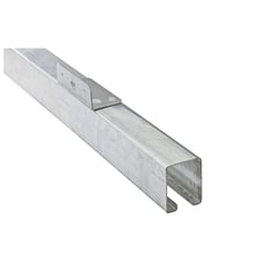 National Hardware 10 in. L Galvanized Silver Steel Face Mount Box Rail 1 pk