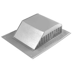 Master Flow 5.5 in. H X 16 in. W X 20.5 in. L Mill Aluminum Roof Vent